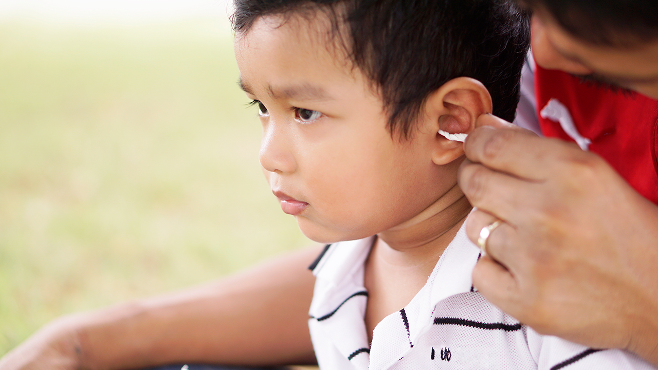 Child with Cochlear Implant